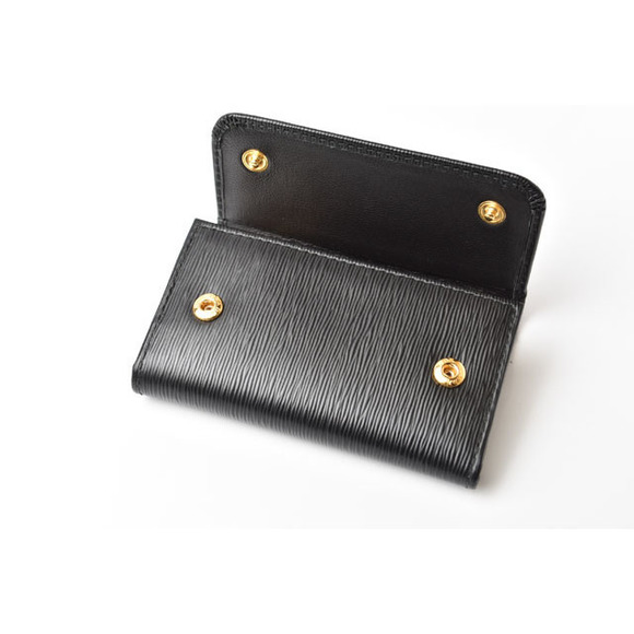 Prada Key Case 6-Row Vitello Move Black - Picture 7 of 9